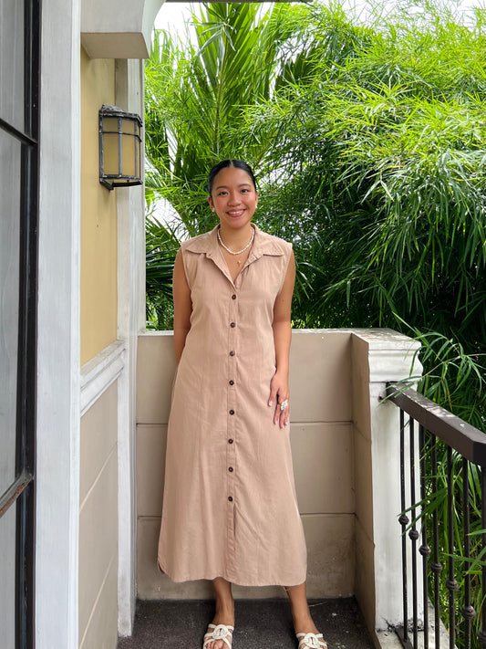 Arizona Dress in Beige