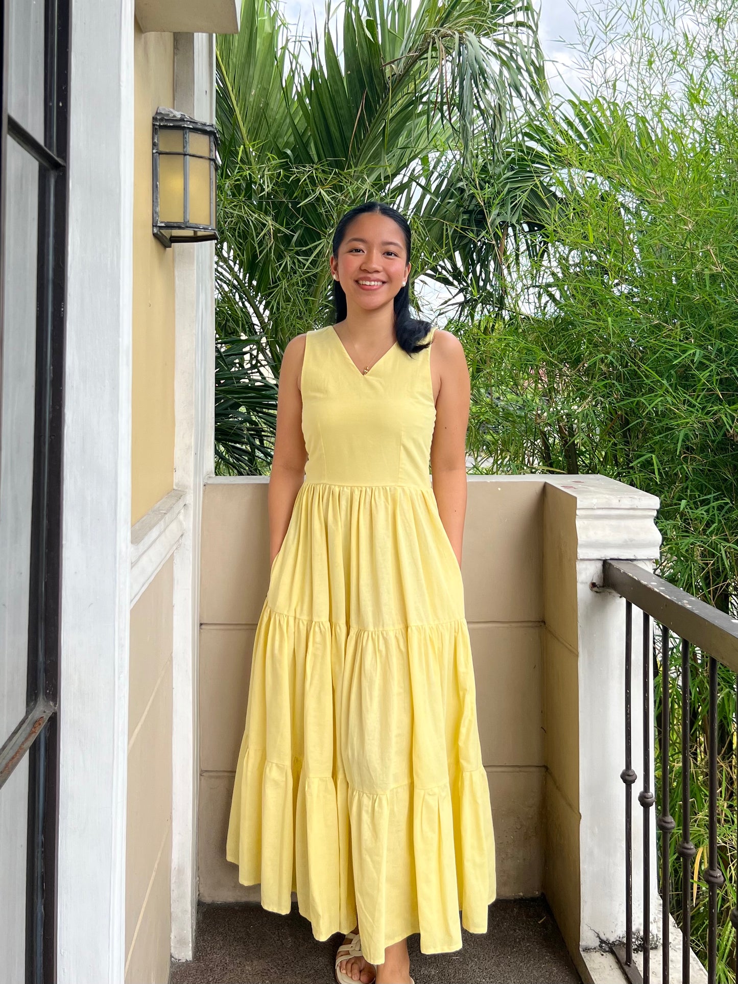 Riviera Dress in Yellow