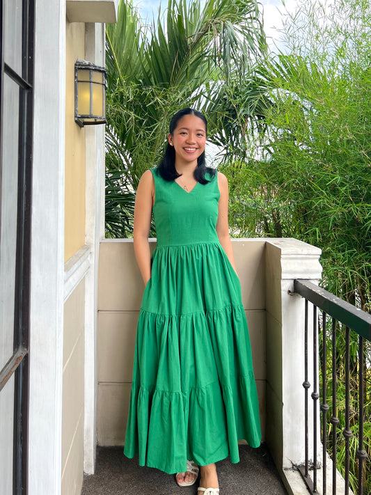 Riviera Dress in Green