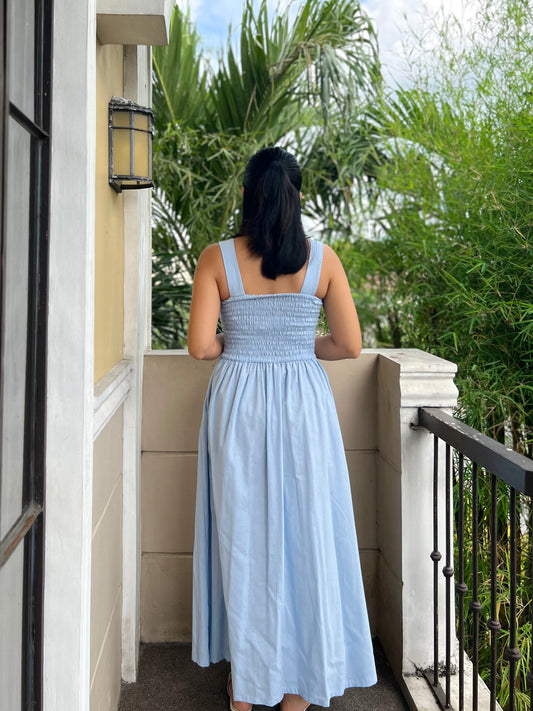 Brixton Dress in Sky Blue