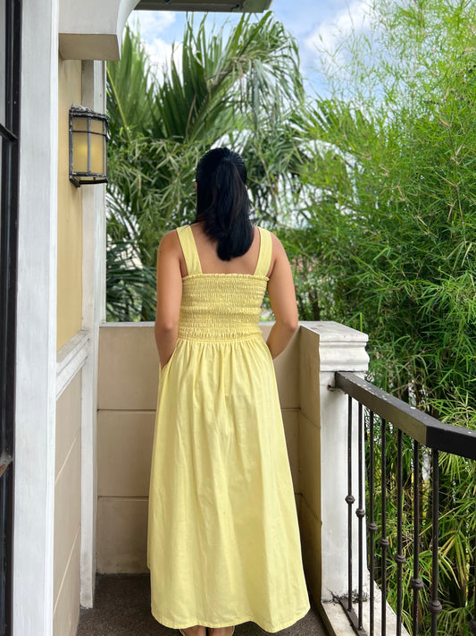 Brixton Dress in Yellow