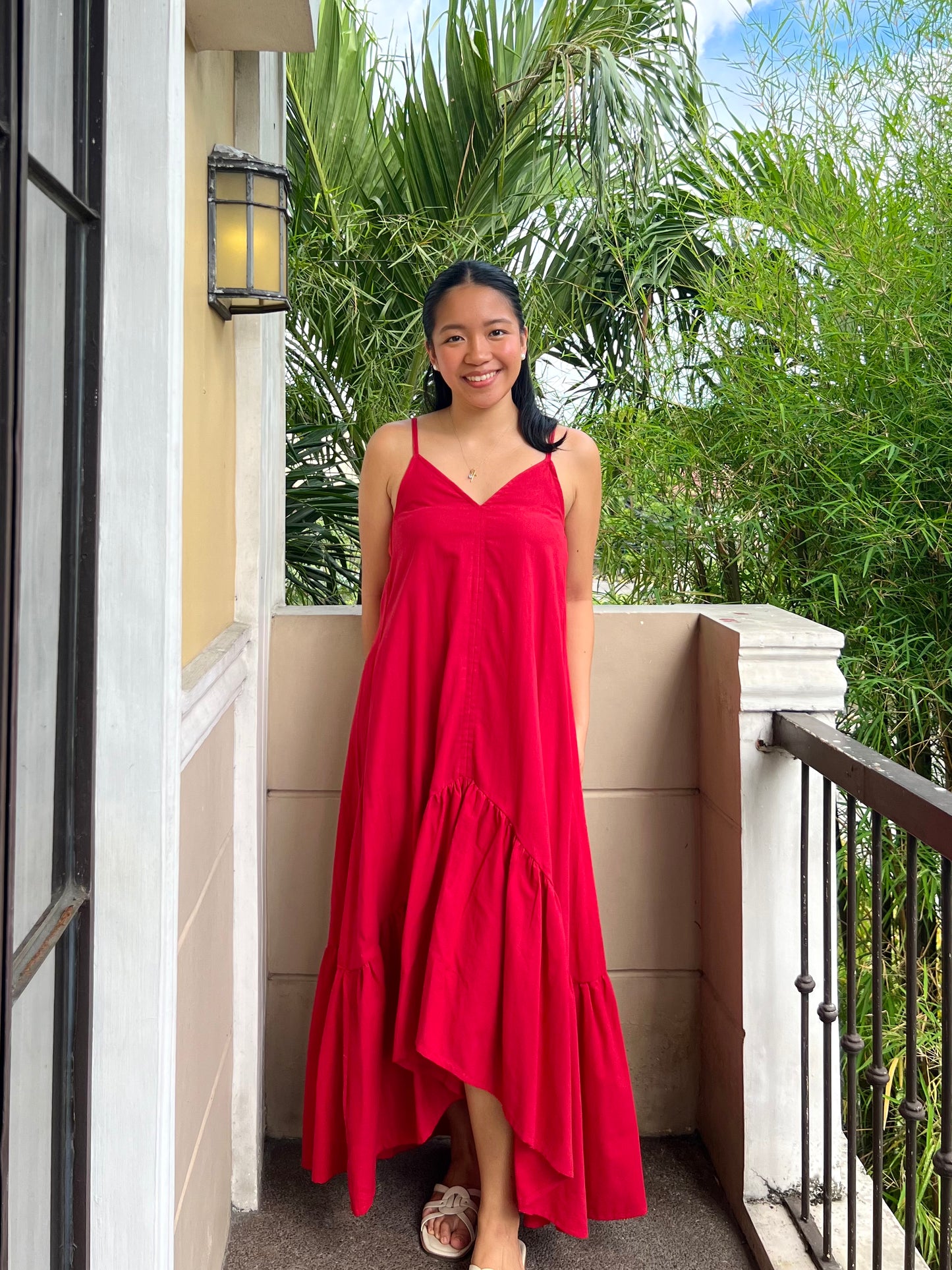 Amalfi Dress in Red