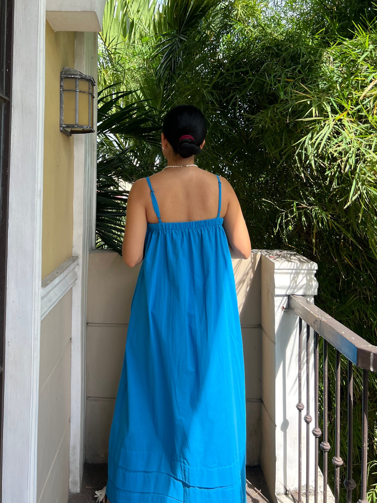 Faith Dress in Cerulean