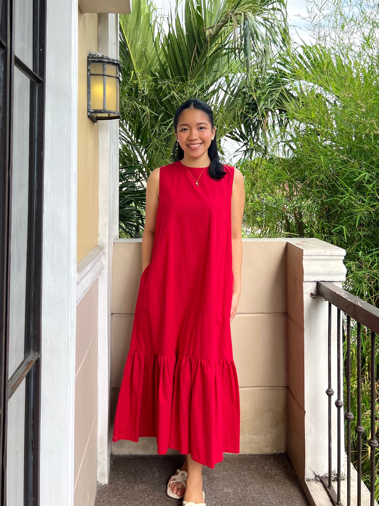 Camden Dress in Red