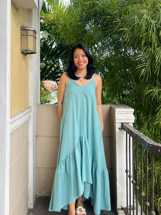 Amalfi Dress in Aquamarine
