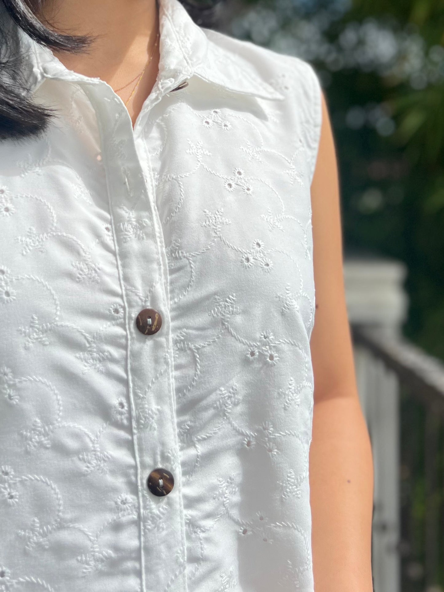 Arizona Dress in Eyelet 017 with Lining