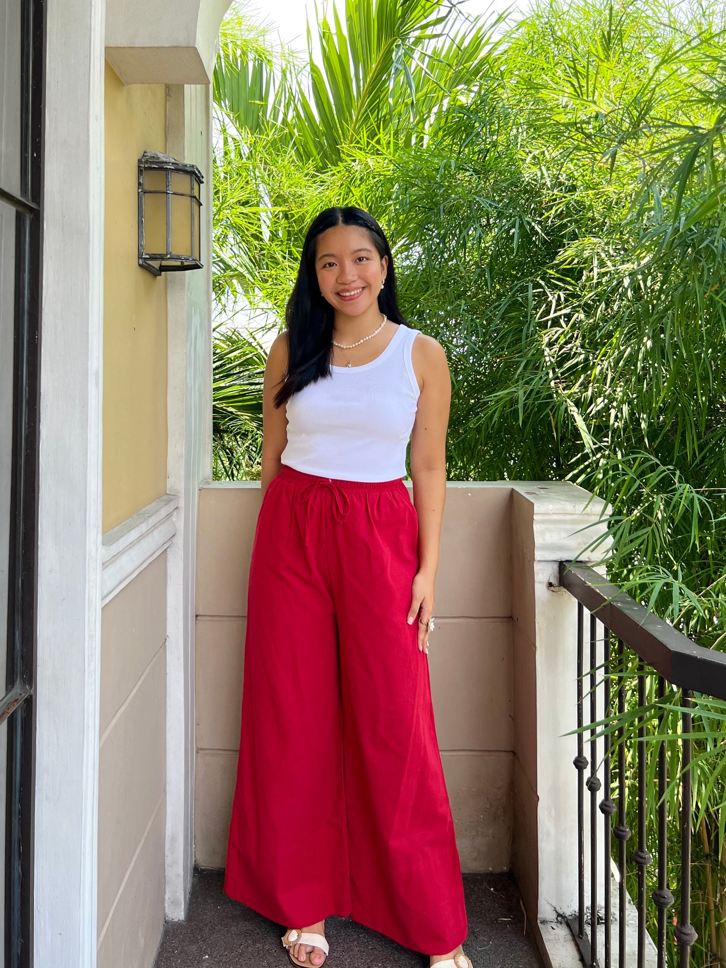 Barcelona Pants in Red