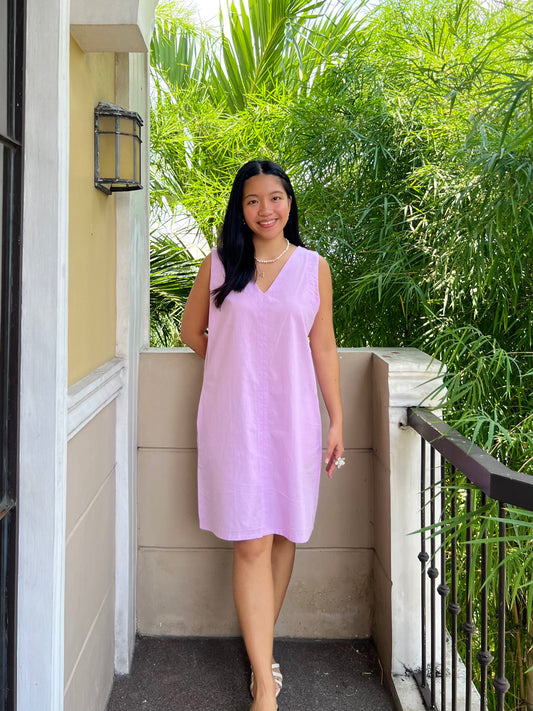 Marini Reversible Dress in Lavender