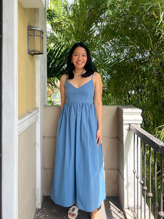 Naples Dress in French Blue