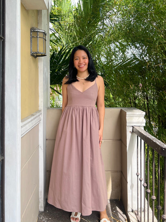 Naples Dress in Oat