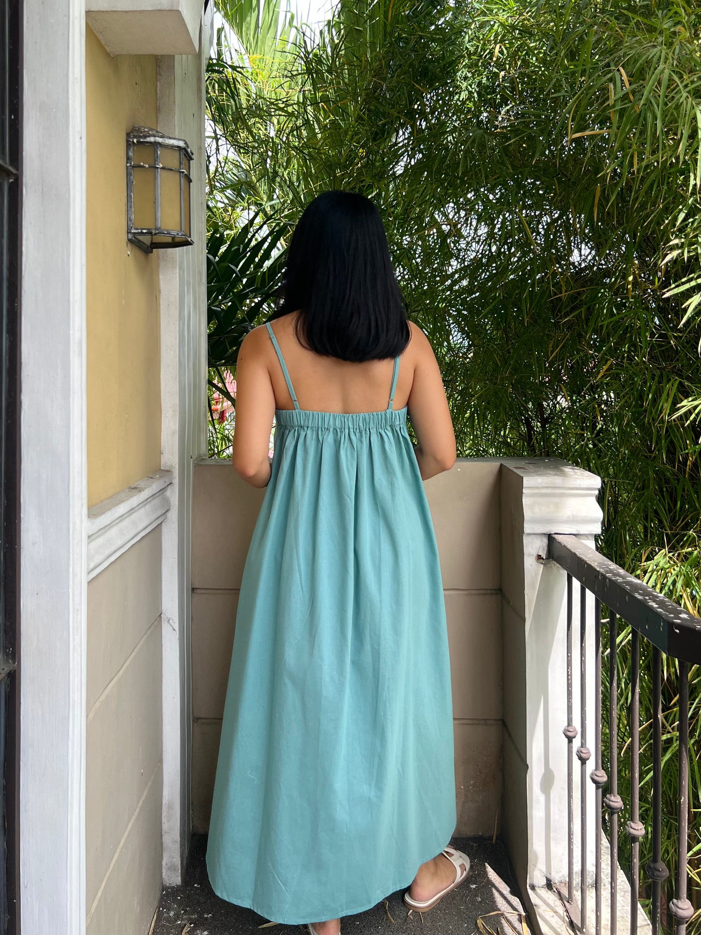 Hope Dress in Aquamarine
