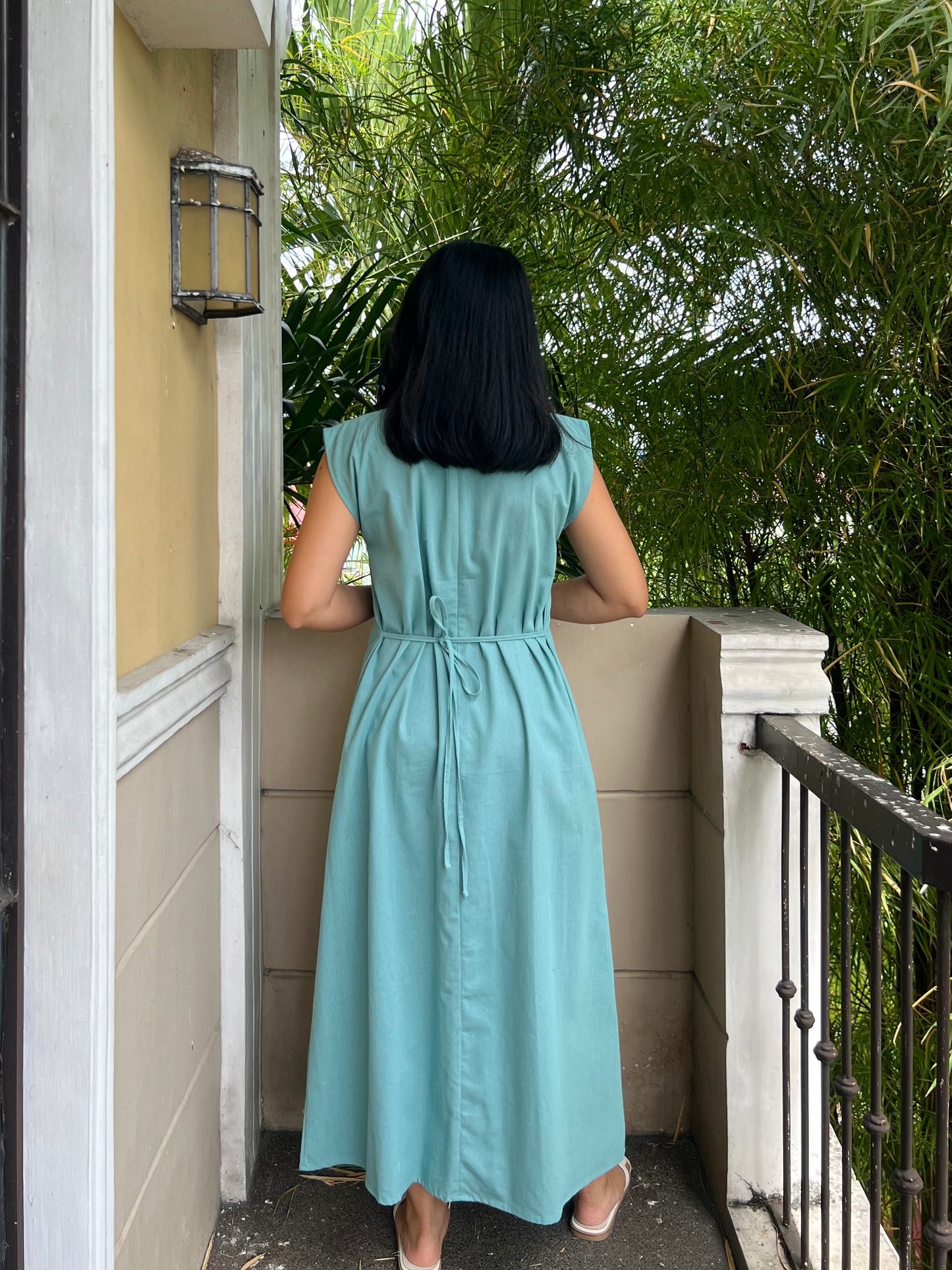 Coronado Dress in Aquamarine