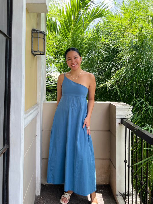 Siena Dress in French Blue