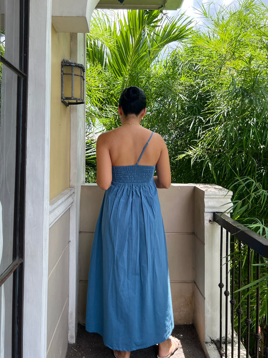 Siena Dress in French Blue