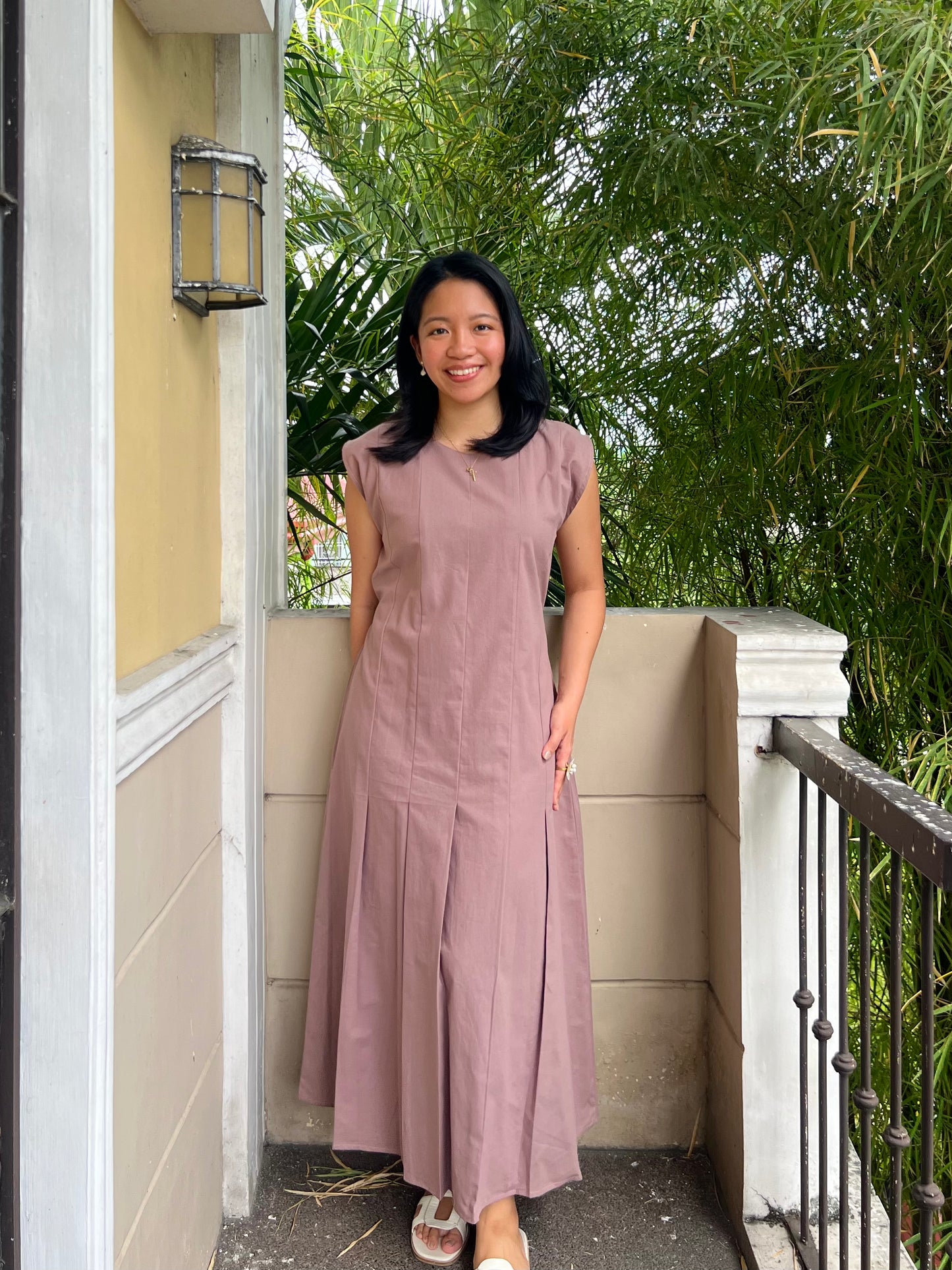 Coronado Dress in Oat