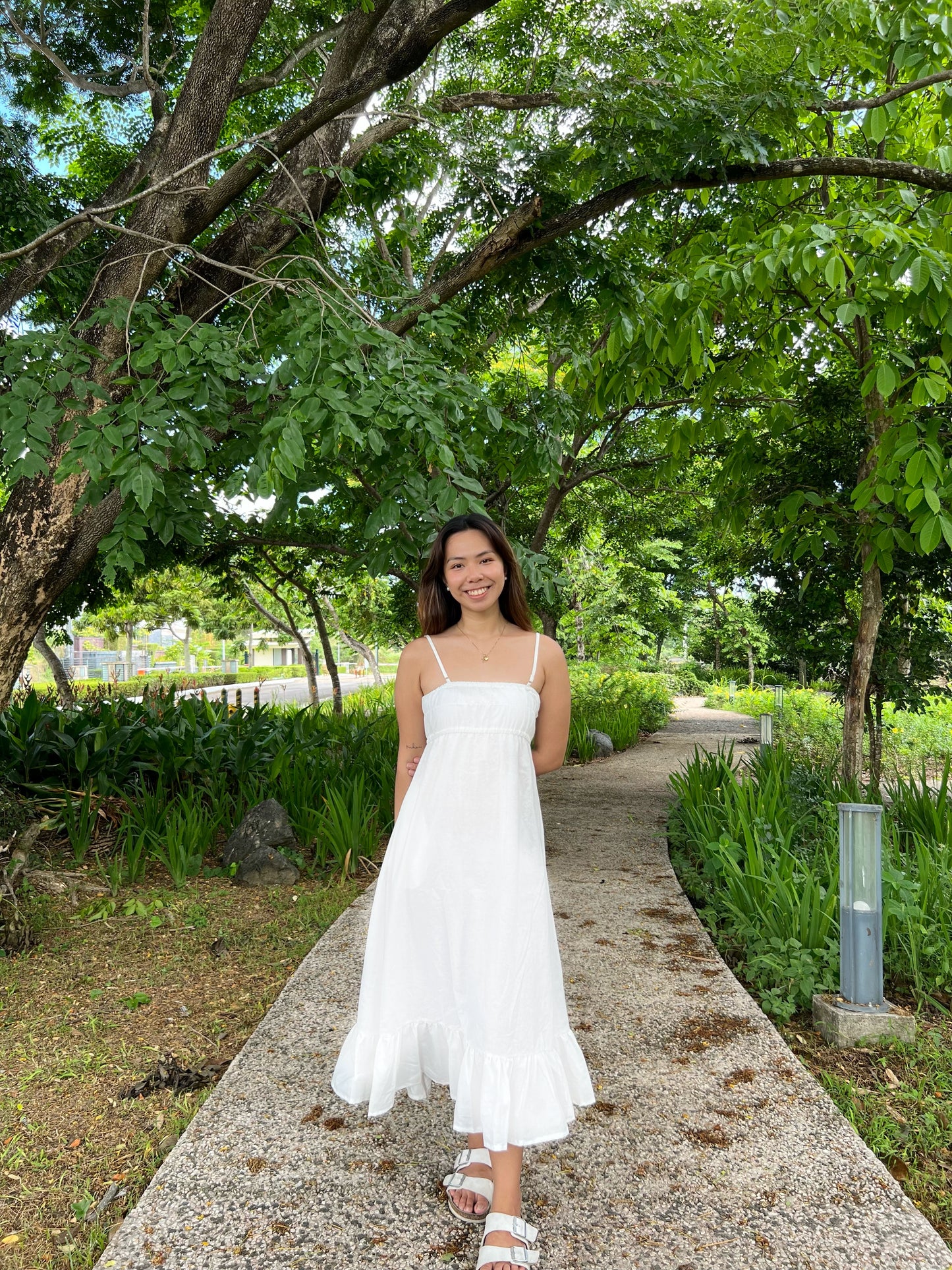Sorrento Dress in White