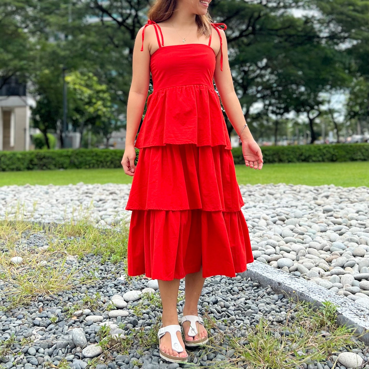 Naomi Dress in Red