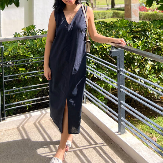 Courage Reversible Dress in Black