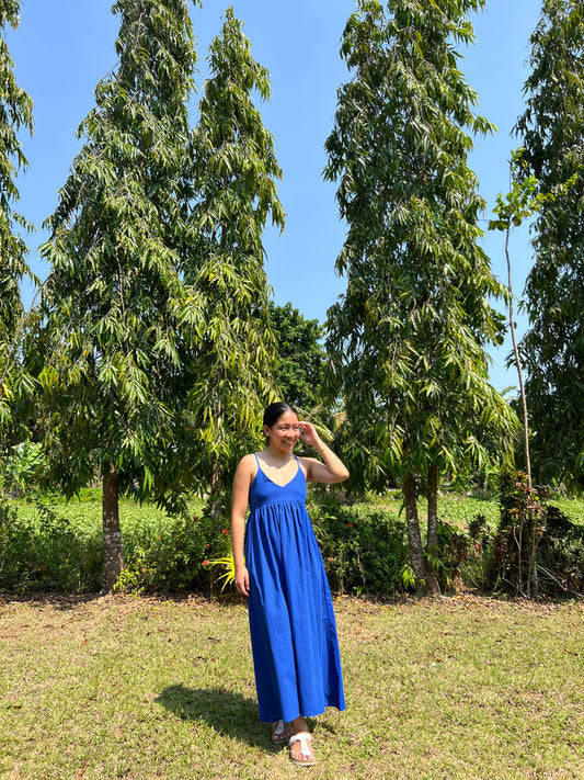 Tuscany Dress in Blue