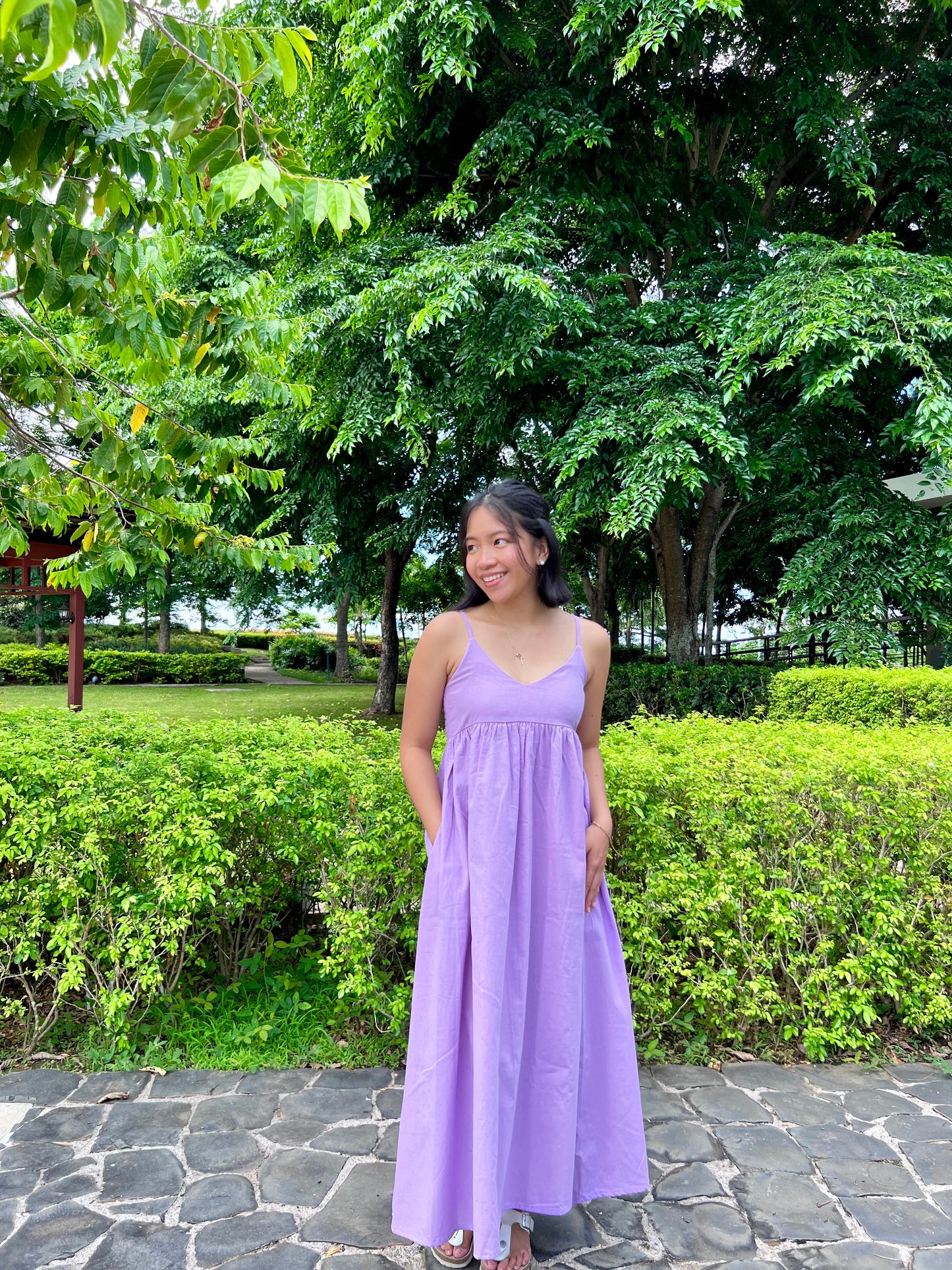 Tuscany Dress in Lavender