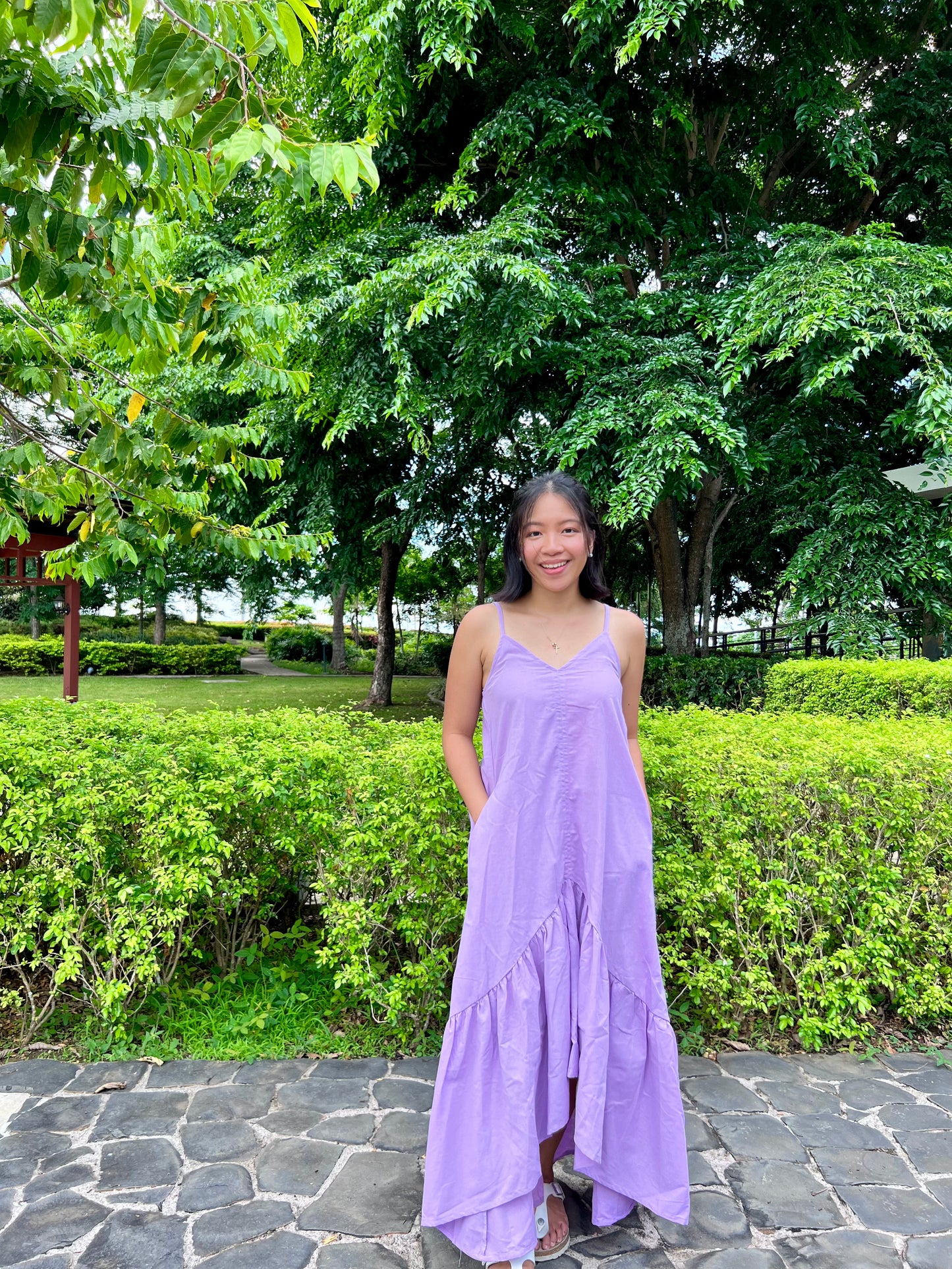 Amalfi Dress in Lavender