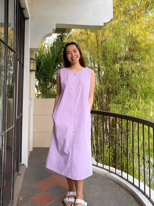 Courage Reversible Dress in Lavender