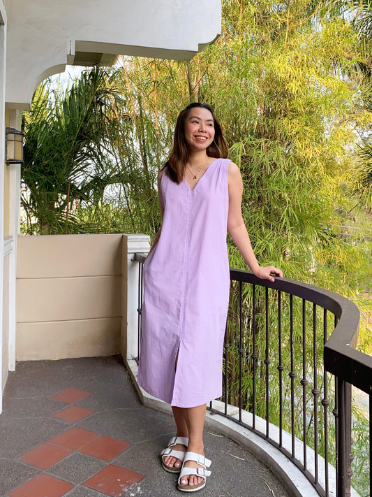 Courage Reversible Dress in Lavender