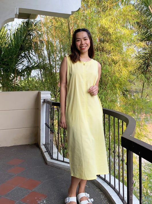 Courage Reversible Dress in Yellow